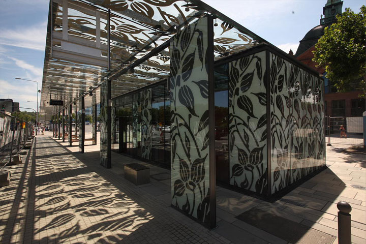 Bushaltestelle, Wiesbaden