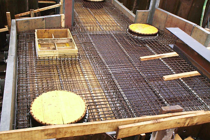 Bewehrung Schachtbauwerk